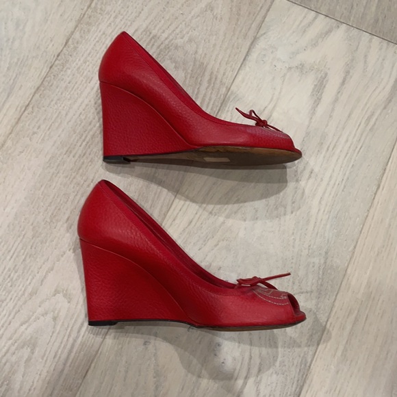 Gucci peep toe wedges - Picture 3 of 7